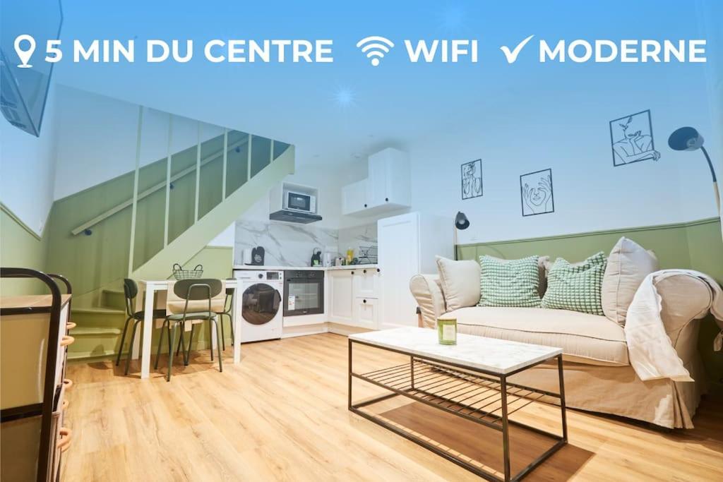 Nouveaute ! Lille T3 Avec Decor Moderne, Wifi ภายนอก รูปภาพ